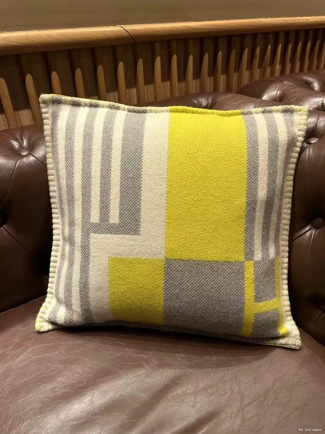 ITHAQUE THROW PILLOW HERMES WOOL 0504